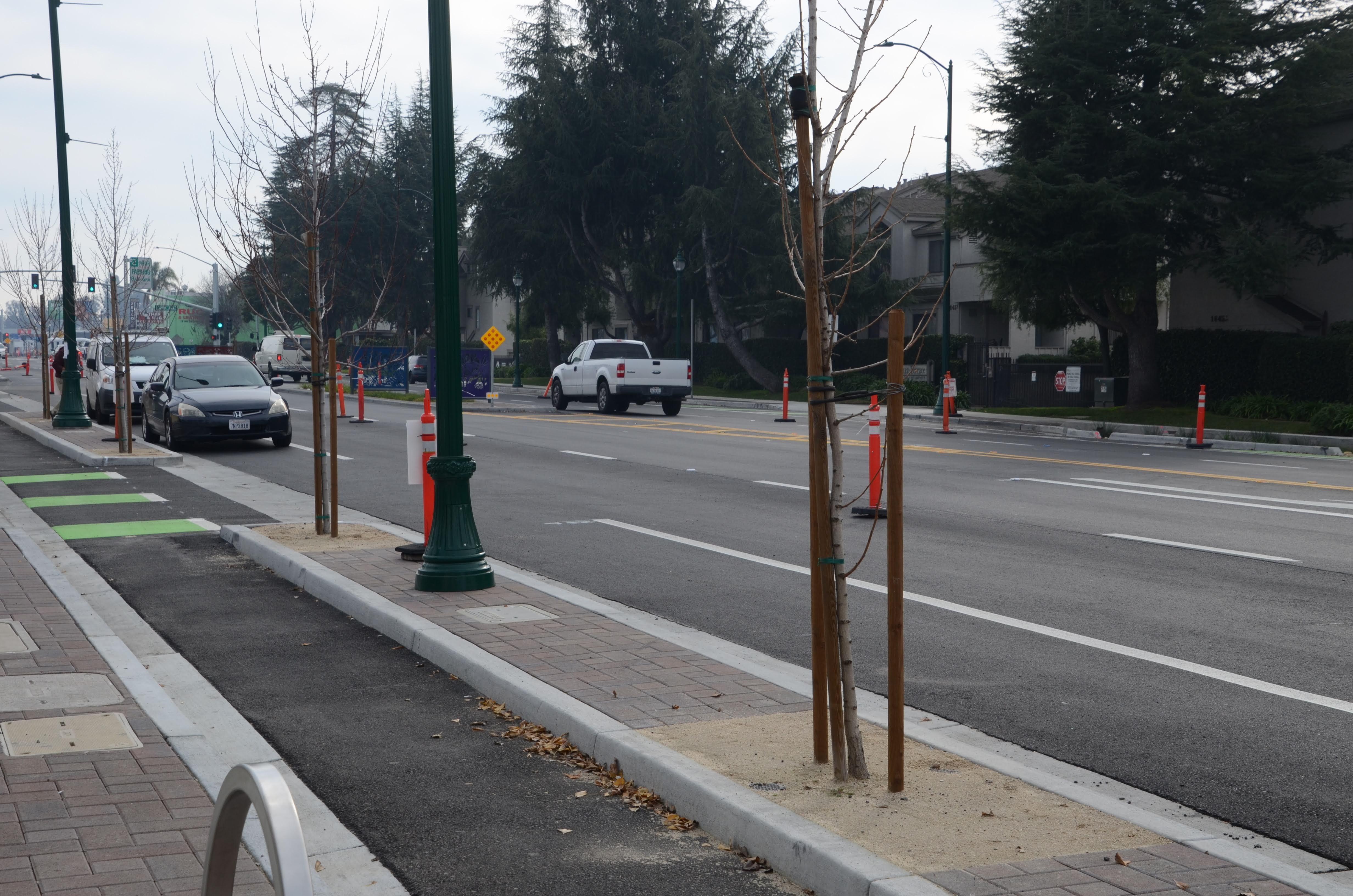 East 14th Protected Bike Lane