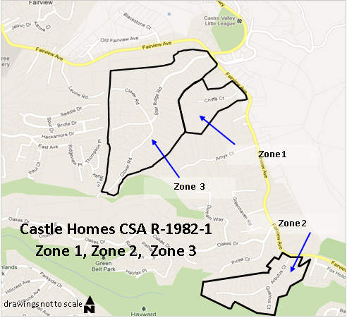 Castle Homes map