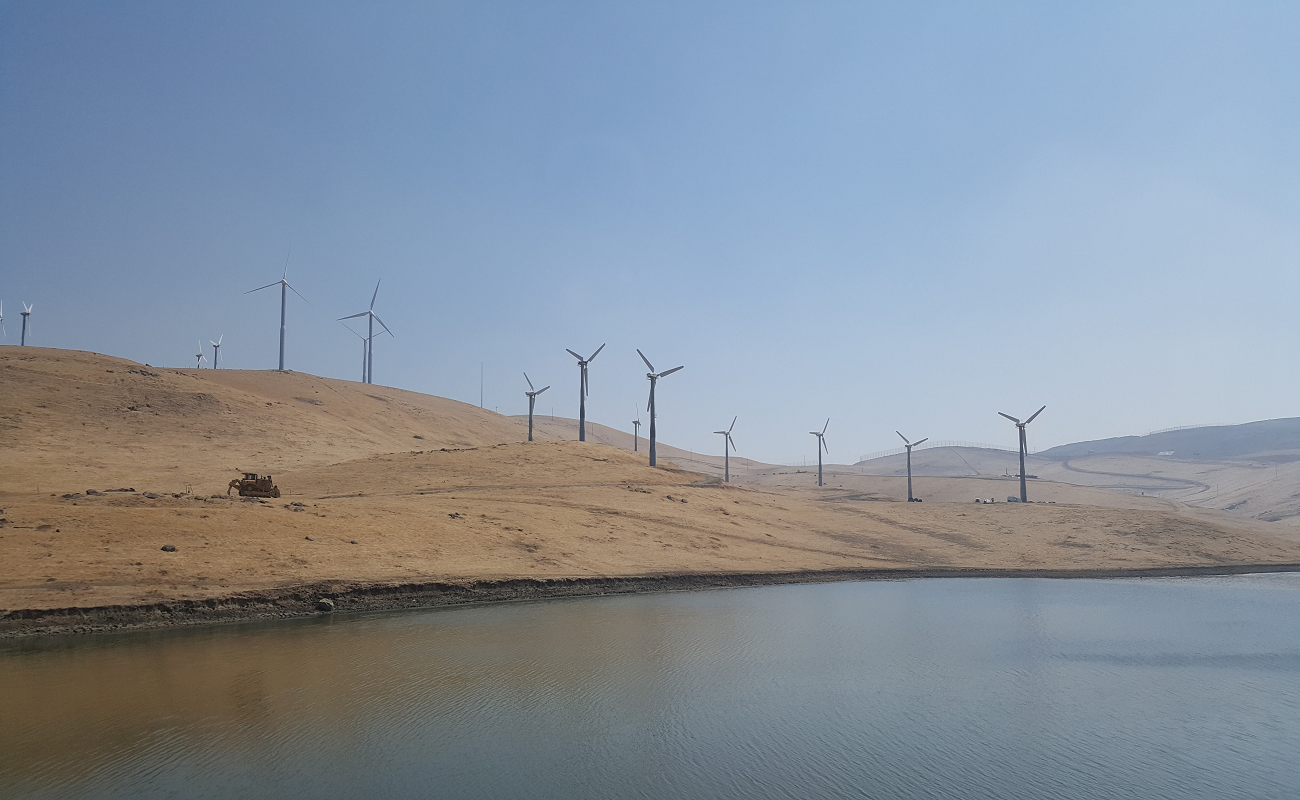 wind turbines