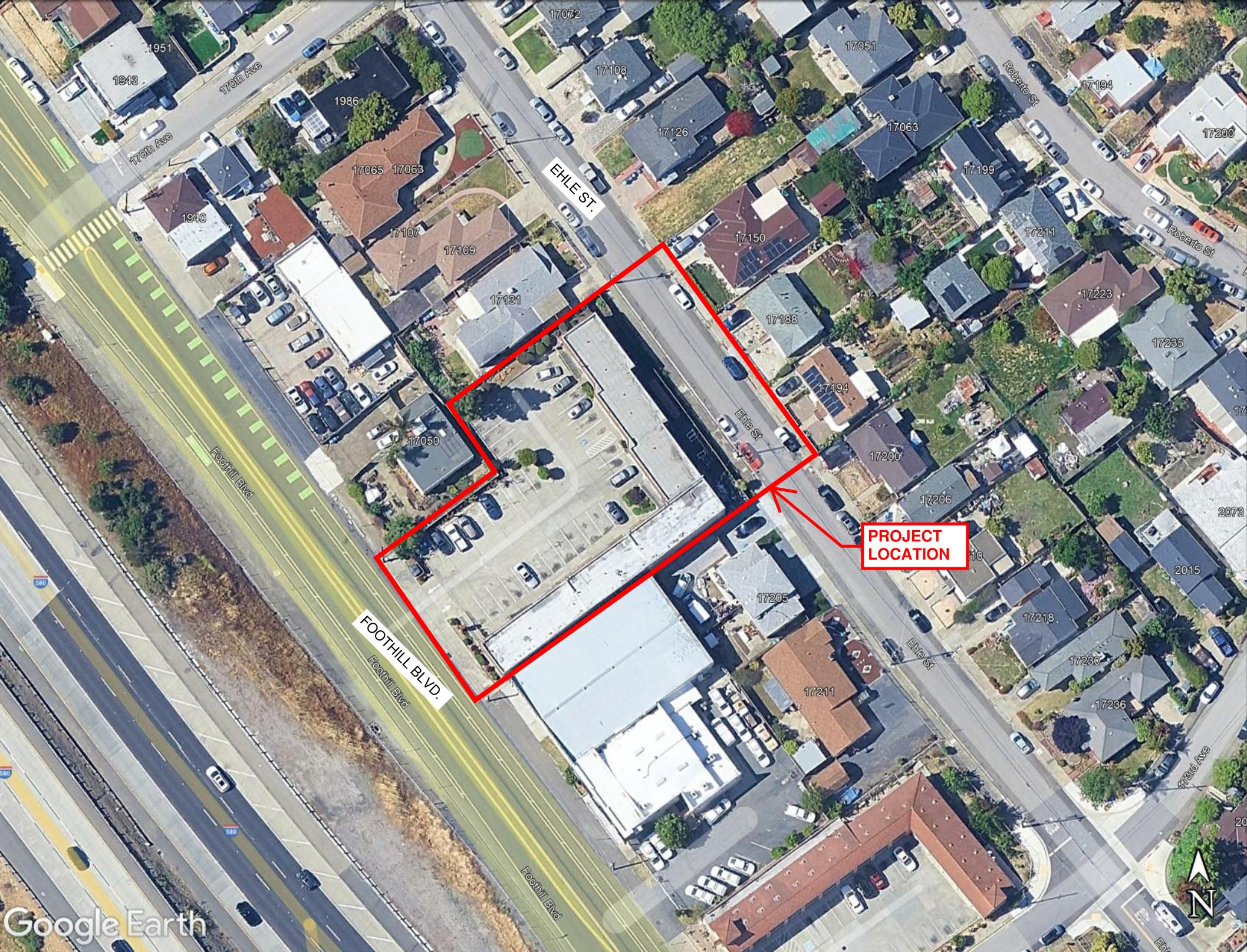 Line C-8 Drainage project location map