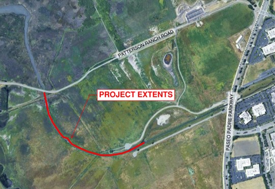 Ardenwood  Creek project location map