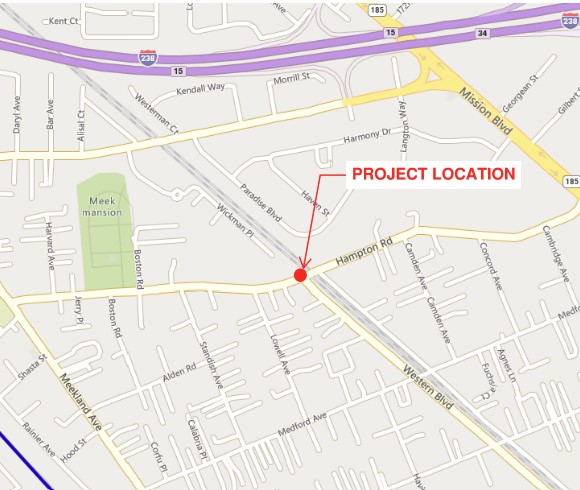 Hampton Road Map