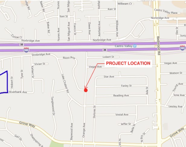 Orange Ave Map